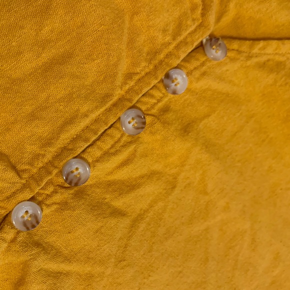 Mustard Yellow Crop Top - Picture 2 of 3